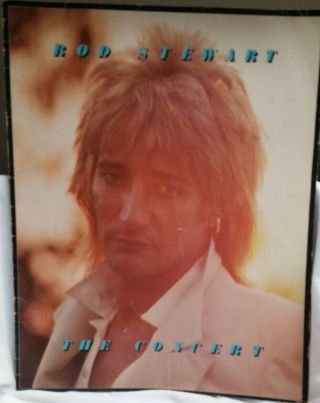 Rod Stewart 1977 Tour Concert Program Book - Beat Up Cover