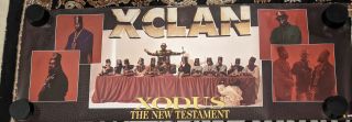 13 X 36 " Rap Promo Poster - X - Clan - Xodus - The Testament Polydor Orig 1992