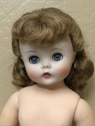 Vintage Kelly Madame Alexander 20” toddler baby doll 1950s pet smoke 2