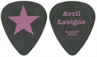 Avril Lavigne Authentic 2010 The Best Damn Thing Tour Signature Guitar Pick