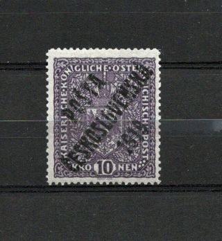 041.  Czechoslovakia 1919 Overprint In Austria Stamps,  Rare Rare Rare,  Cv 65000