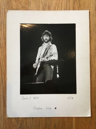 Eric Clapton 1978 Concert Photo
