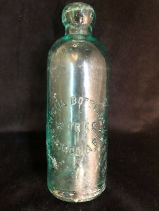 Antique Hygeia Bottling,  Pensacola Florida Blob Top Hutchinson Bottle
