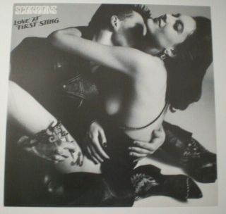 Scorpions : Love At First Sting 1984 12 " Promo Flat Poster