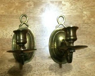 Vintage Single Arm Brass Classic Wall Sconce Candle Stick Holders