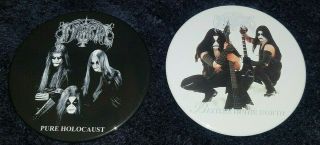 Immortal Pure Holocaust Battles In The North Coaster Button Black Metal