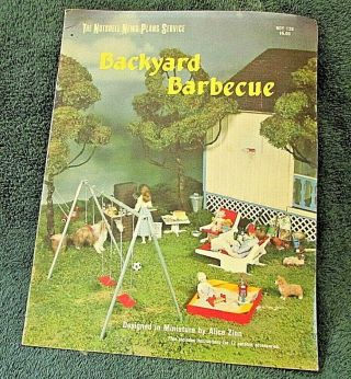 Nutshell News Plans Backyard Barbecue Dollhouse Miniatures Make Them Yourself