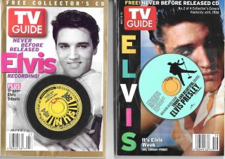 T.  V.  Guides 2004 And 2005 Featuring Elvis Presley With Music C.  D.  