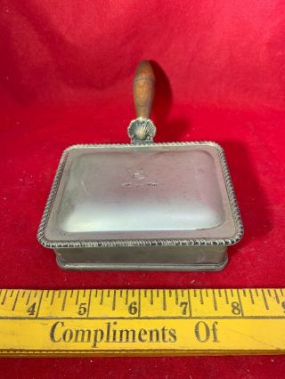 Vintage Antique Silent Butler Crumb Ash Catcher Fb Rogers Silver Company