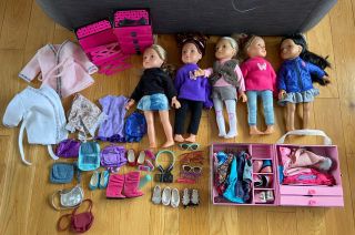 Huge Bundle Of Design A Friends Dolls,  Clothes And Accessories