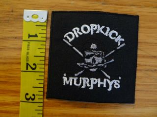 Dropkick Murphys Embroidered Patch Punk Flogging Molly Real Mckenzies Skull