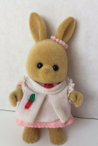 Vintage Maple Town Patty Rabbit Figure Brown (sylvanian Families Competitor)
