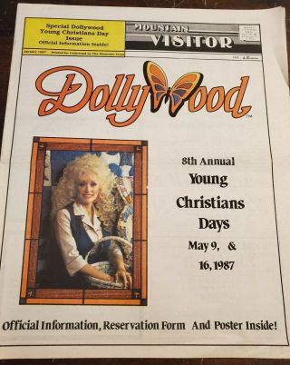 Dolly Parton - 1987 Dollywood Opening Weekend - Local Newspapers