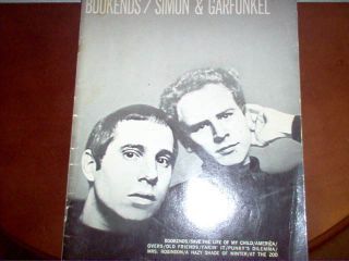 Simon & Garfunkel Bookends Sheet Music 1968