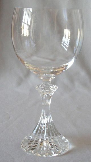 Water Goblet Glass Mikasa Crystal The Ritz Pattern