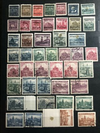 Czechoslovakia Cechy A Morava 1939 - 45,  Bohmen Und Mahren Stamps,  Blocks