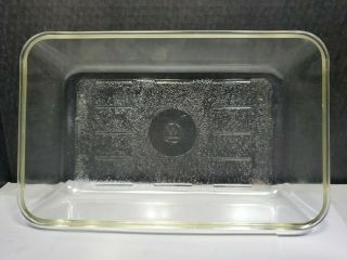 Vintage Clear Glass Westinghouse Meat Loaf Pan Dish - 1950 