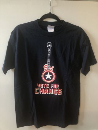 Bruce Springsteen Vote For Change Concert Navy T - Shirt Size Medium