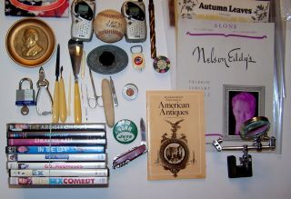 JUNK DRAWER ANTIQUE MUSIC SCORES,  CASINO CHIPS,  DVDs,  COINS & OTHER GOOD STUFF 3