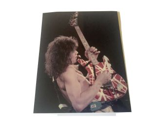 Eddie Van Halen Vintage Live 8x10 Concert Photo 57