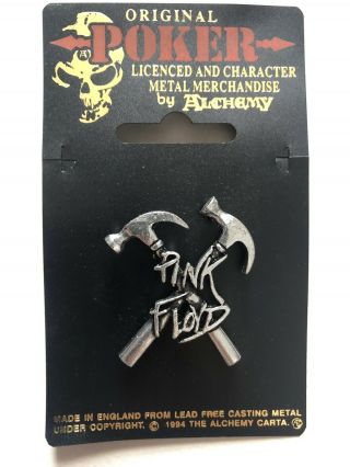 Alchemy Poker Rox Pink Floyd: Hammer Pin Badge