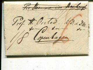 Denmark Letter From London To Copenhagen 1832