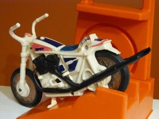 1973 Ideal Derry Daring Evil Knievel Trick Launcher and Motorcycle 3