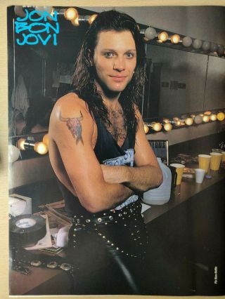 Jon Bon Jovi - Vintage Poster - Early 1990 