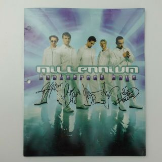 Backstreet Boys Millennium 1999 Winterland 3 Hole Notebook Folder