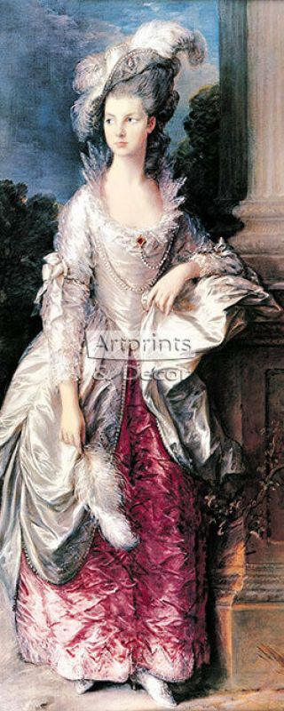 The Honorable Mrs Graham By Thomas Gainsborough (art Print Of Vintage Art)