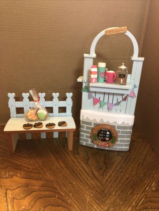 American Girl Wellie Wishers Cozy Up Cocoa Stand & Holiday Baking Set Private