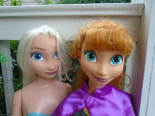Set of 2 Elsa and Anna Dolls 38 