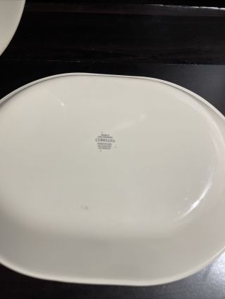 Corelle Oval Platter 12.  25 in.  x 10 in.  Cream Color Set Of 2 2