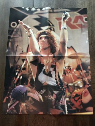 Ratt / Cinderella - Vintage 2 Sided Poster - Glam Metal - Tom Keifer