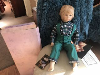 Annette Himstedt 26” Bastian Barefoot Children Series Doll - Boy