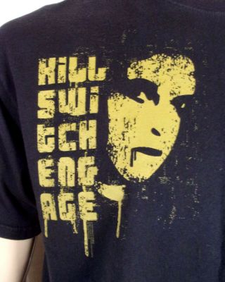 Euc Killswitch Engage Band T - Shirt Concert Tour Hardcore Emo Sz L
