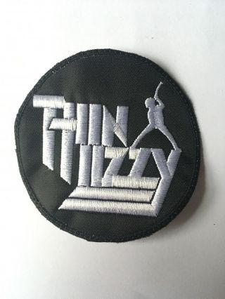 Thin Lizzy Phil Lynott Woven Sew On Patch Queen Gary Moore Aerosmith Grand Slam