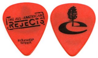 All American Rejects Guitar Pick : 2009 Tour Mike Kennerty Orange Tree Aar