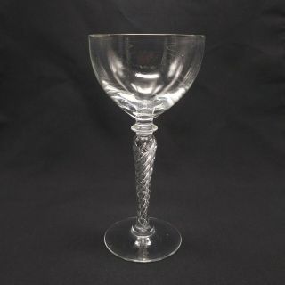 Clear Air Twist Stem Wine Glass Barware