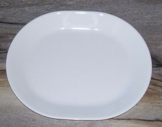 Corelle Oval Platter 12.  25 In.  X 10 In.  Solid White.  Look