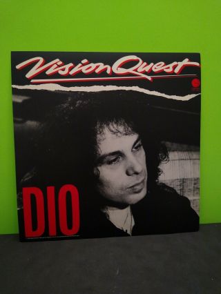 Dio Vision Quest Lp Flat Promo 12x12 Poster