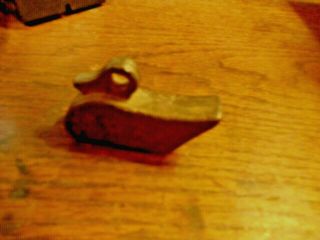 Antique S.  W.  A.  G.  Iron Decoy Weight To Hold Decoy In Water.  Now Collector 