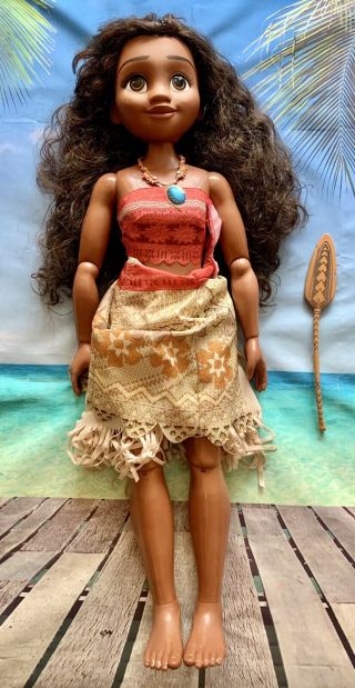 Disney My Size Princess Moana 32” Posable Doll Jointed Jakks Pacific