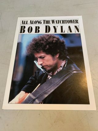 Bob Dylan: All Along The Watchtower (music Sales,  1984) 6 - Page Song Sheet Music