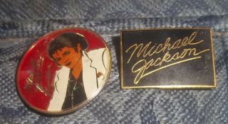 Michael Jackson Vintage Enamel Metal Pins In