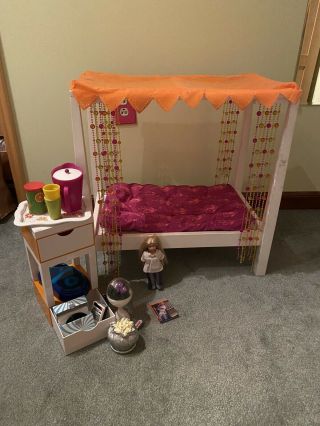 American Girl Doll Julie’s Bed And Accessories