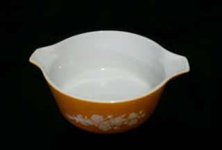 Pyrex Butterfly Gold Bowl 475 2.  5 No Lid