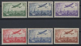 Dh144445/ France / Airmail / Y&t 8 / 13 Mnh Complete