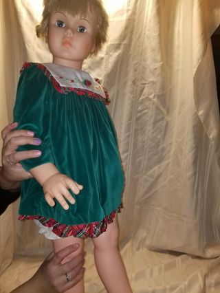 Vintage Patti Playpal Type Doll 35 " Ae 3651 Walker Type Companion Blonde Doll