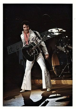 Elvis Presley Color Concert Photograph - Auburn,  Al - March 5,  1974